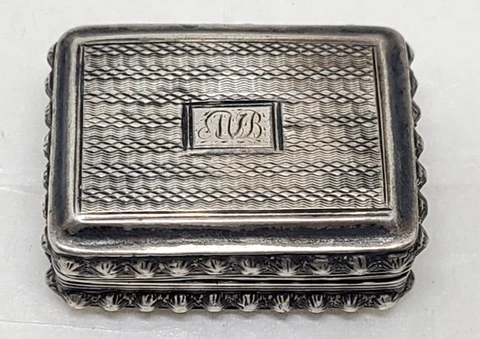 Antique Georgian Silver Vinaigrettes thumbnail