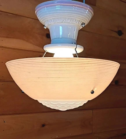 Antique Glass Bowl Shades thumbnail