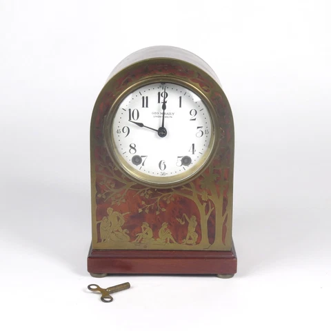 Antique Glass Desk Clocks thumbnail