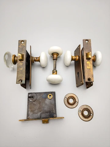 Antique Glass Door Locks thumbnail