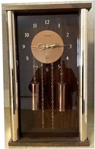 Antique Glass Regulator Wall Clocks thumbnail