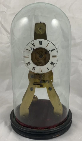 Antique Glass Skeleton Clocks thumbnail