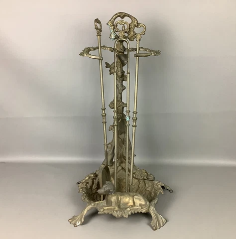 Antique Gold Andirons thumbnail