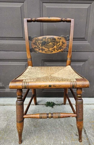 Antique Gold Dining Chairs thumbnail