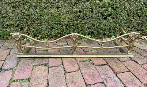 Antique Gold Fireplace Fenders thumbnail