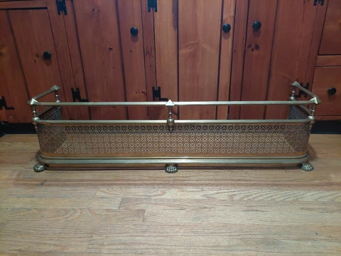 Antique Gold Fireplace Fenders thumbnail