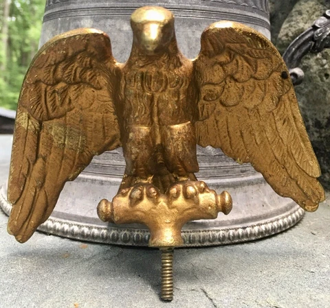 Antique Gold Flag Pole Finials thumbnail