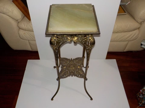 Antique Gold Plant Tables thumbnail