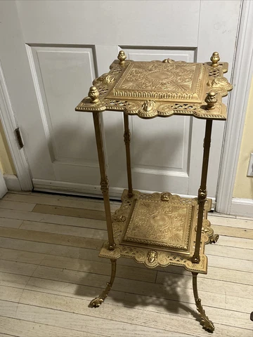 Antique Gold Plant Tables thumbnail
