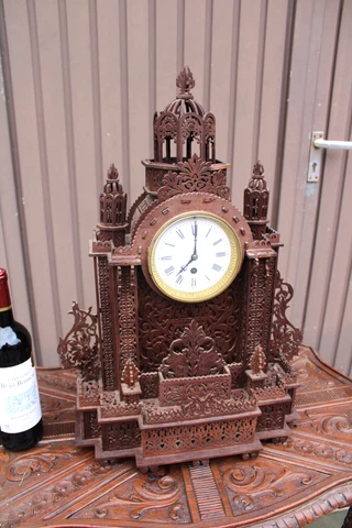Antique Gothic Desk Clocks thumbnail