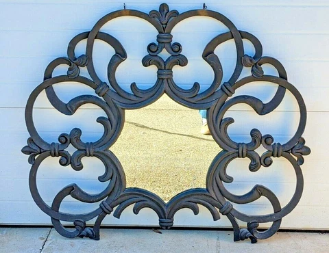 Antique Gray Wall Mirrors thumbnail