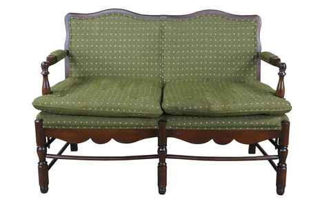 Antique Green Settees thumbnail