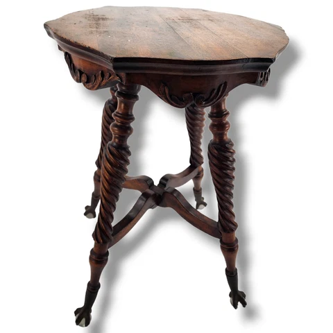 Antique Hexagonal Accent Tables thumbnail