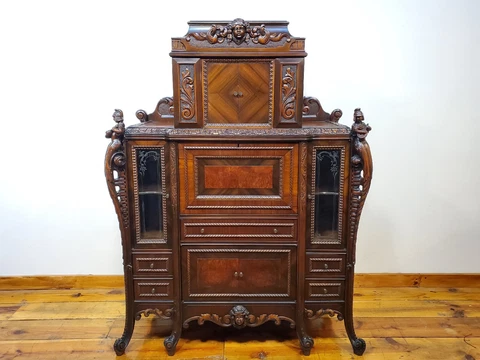 Antique Hidden Storage Secretary Desks thumbnail
