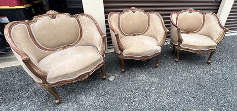 Antique Italian Accent Chairs thumbnail