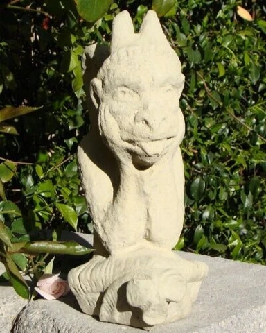 Antique Ivory Garden Statues thumbnail