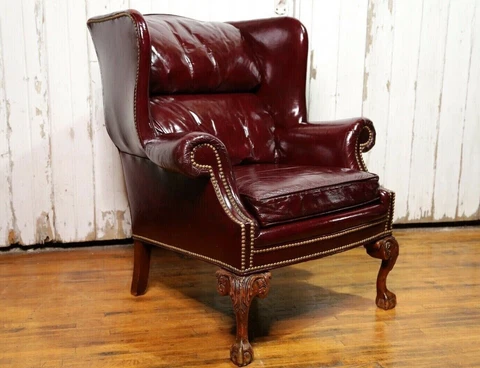 Antique Leather Armchairs thumbnail