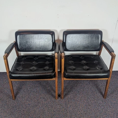 Antique Leather Chair Sets thumbnail