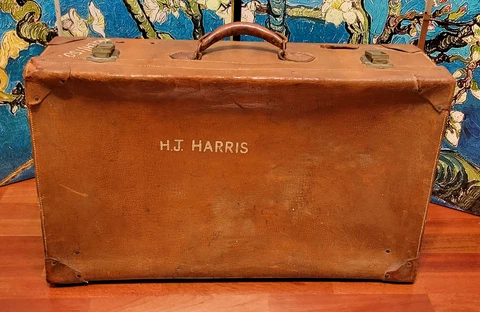 Antique Leather Suitcases thumbnail