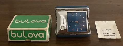 Antique Lighted Travel Clocks thumbnail