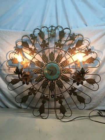 Antique Lighted Wall Clocks thumbnail