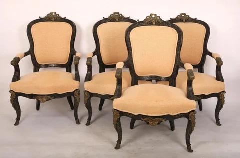 Antique Louis XIV Armchairs thumbnail