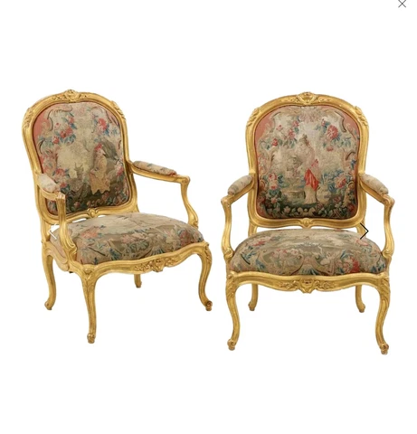 Antique Louis XV Armchairs thumbnail