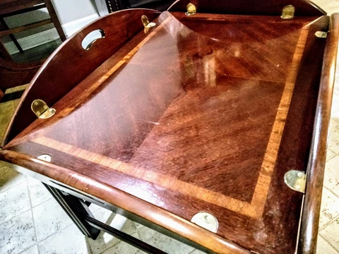 Antique Mahogany Butler Tables thumbnail