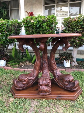 Antique Mahogany Console Tables thumbnail
