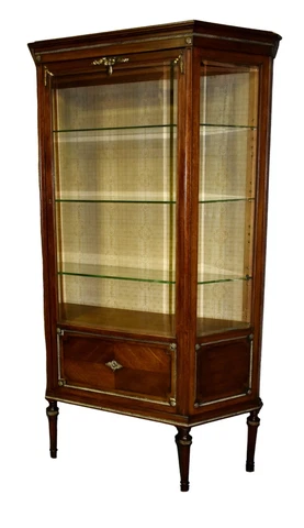 Antique Mahogany Curio Cabinets thumbnail