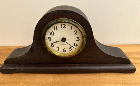 Antique Mahogany Desk Clocks thumbnail