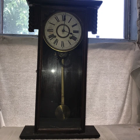 Antique Mahogany Desk Clocks thumbnail