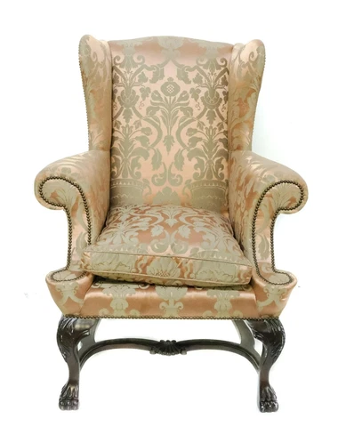 Antique Mahogany Lounge Chairs thumbnail