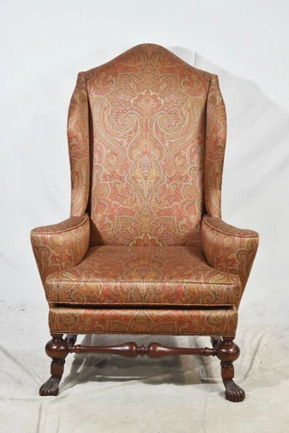 Antique Mahogany Lounge Chairs thumbnail