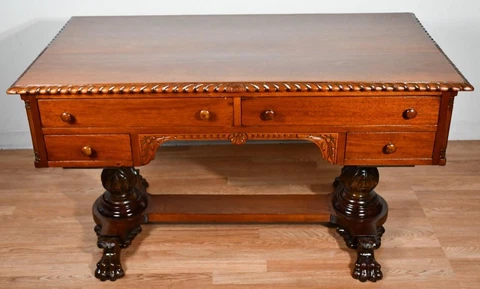 Antique Mahogany Partners Desks thumbnail
