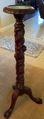 Antique Mahogany Plant Stands thumbnail