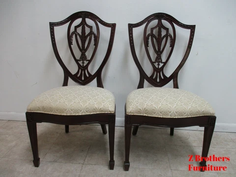 Antique Mahogany Side Chairs thumbnail