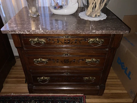 Antique Marble Dressers thumbnail