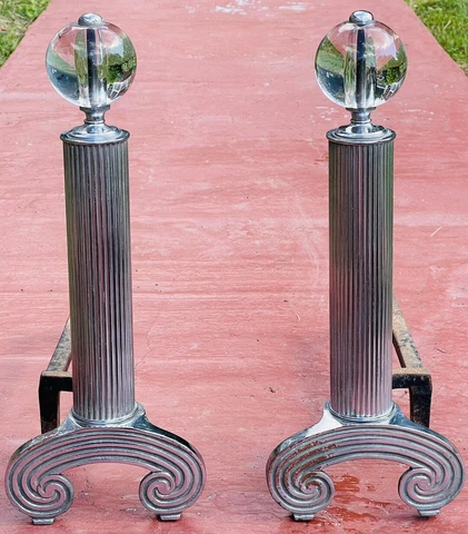 Antique Metal Andirons thumbnail