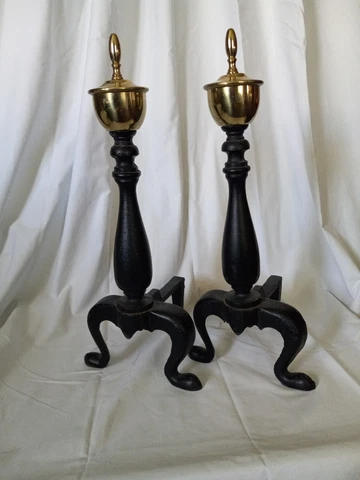 Antique Metal Andirons thumbnail
