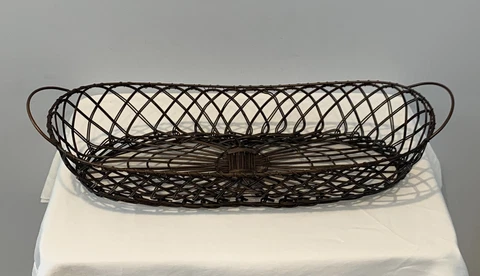 Antique Metal Bread Baskets thumbnail