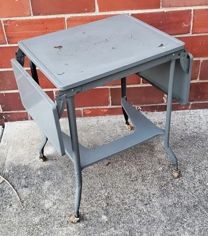 Antique Metal Drop Leaf Tables thumbnail