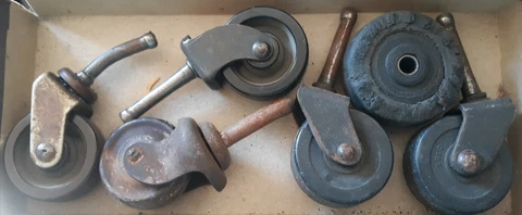 Antique Metal Furniture Casters thumbnail
