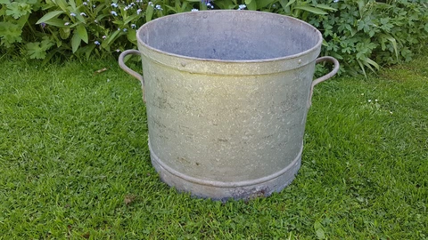 Antique Metal Planters thumbnail