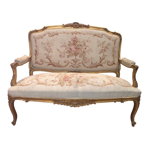 Antique Metal Settees thumbnail
