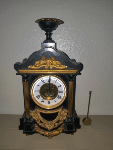 Antique Metal Skeleton Clocks thumbnail