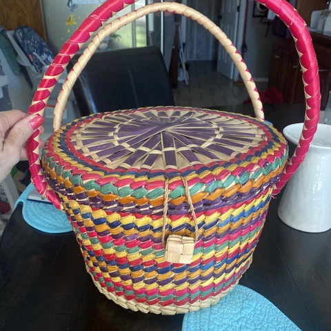 Antique Mexican Storage Baskets thumbnail