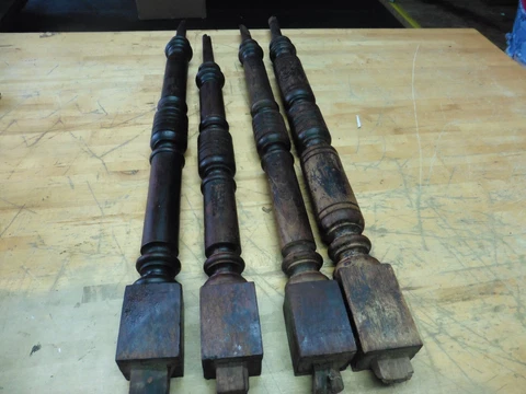Antique Mid-Century Modern Chair Legs thumbnail