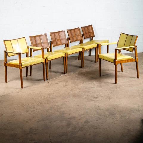 Antique Mid-Century Modern Dining Chairs thumbnail