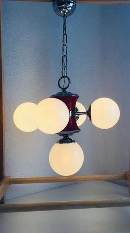 Antique Mid-Century Modern Globe Fixtures thumbnail